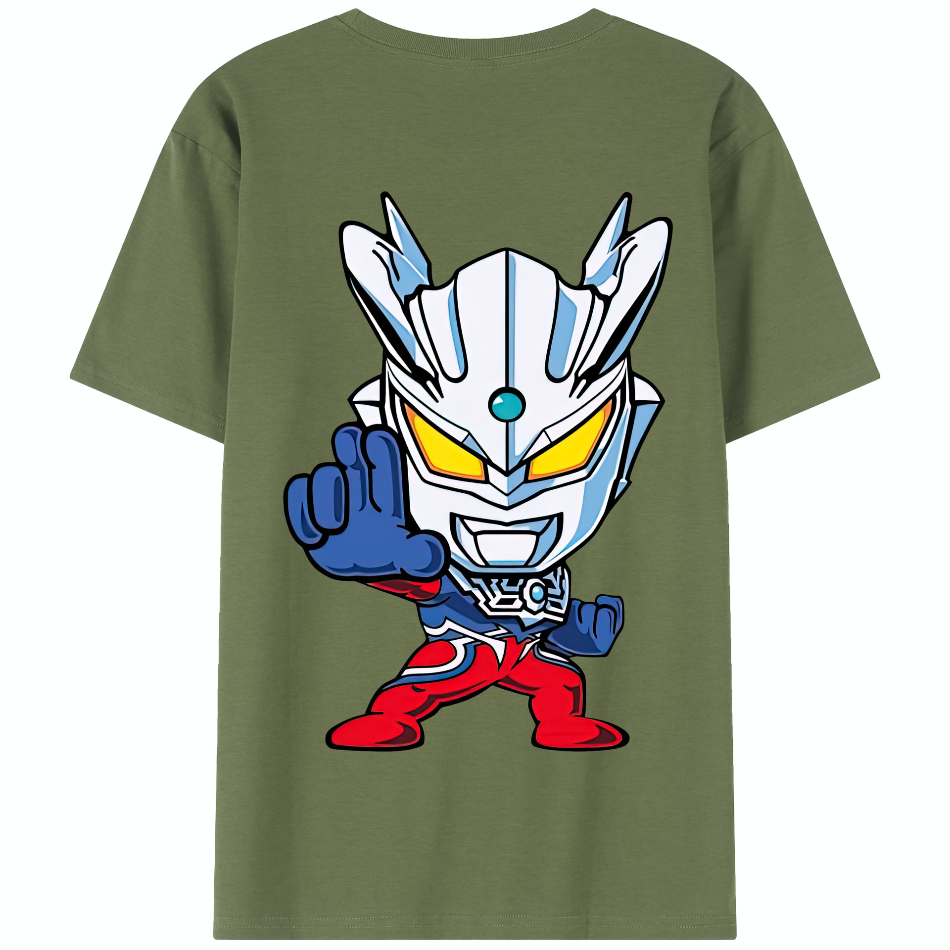 （画像用） ウルトラマン Ultraman 綿100％半袖Tシャツ（背面プリント）